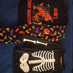 Kids Halloween Skeleton and Dinosaur Costume Set